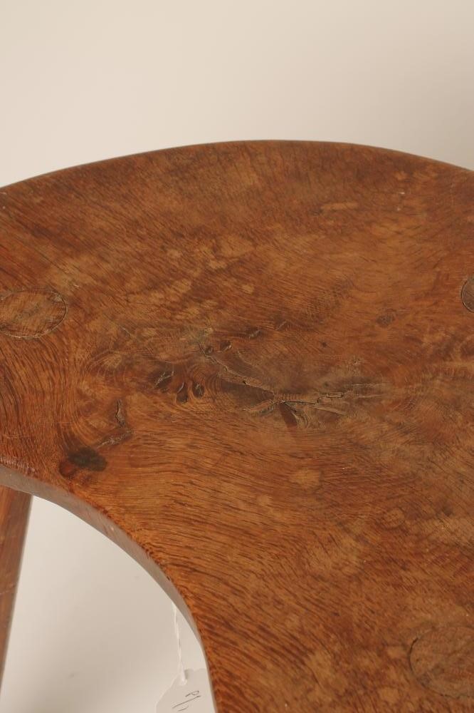 AN ADZED OAK STOOL by Wilf Hutchinson Image