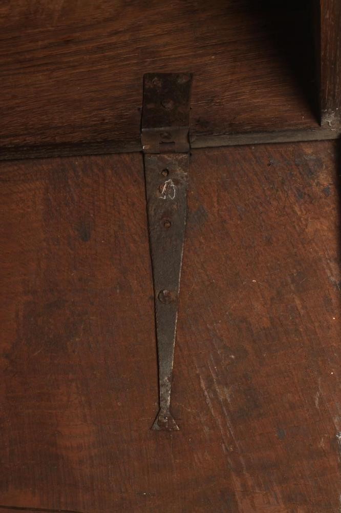 AN OAK BOARDED BOX Image