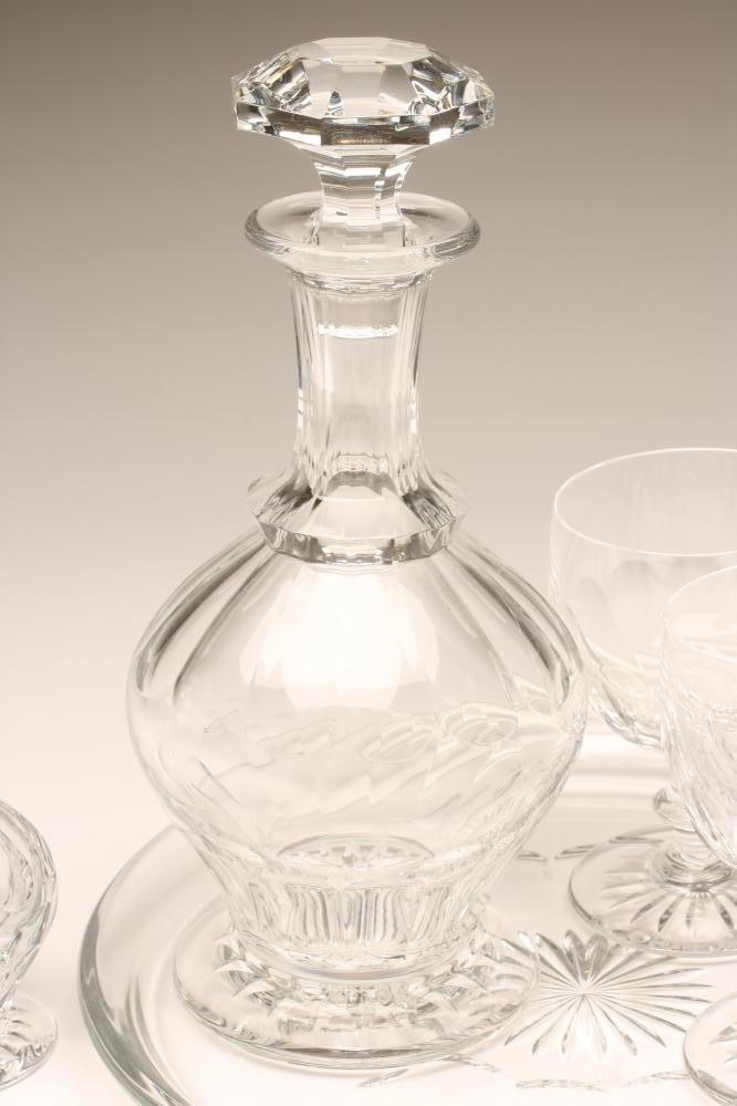 BACCARAT GLASS- a lady's six piece Boudoir set Image