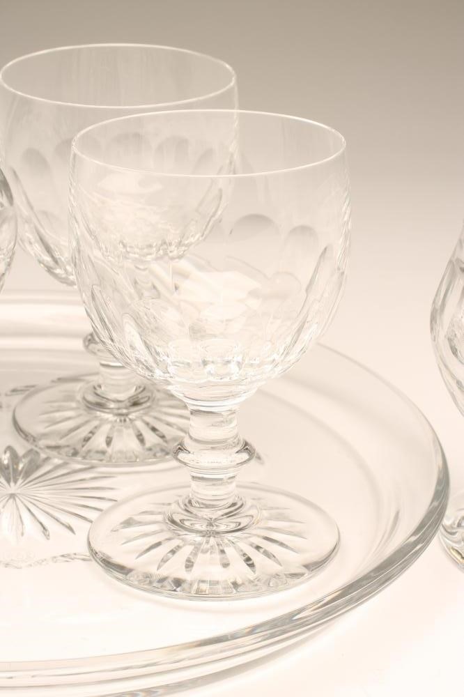 BACCARAT GLASS- a lady's six piece Boudoir set Image