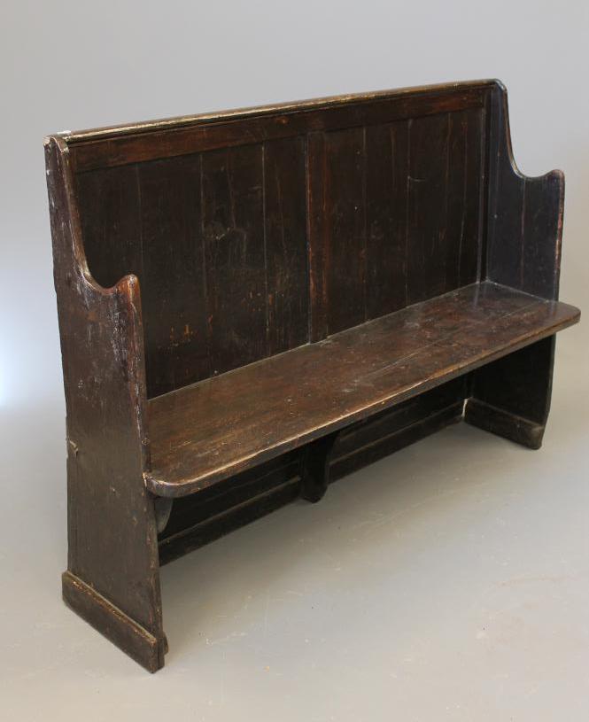 A PAINTED PINE SETTLE Image