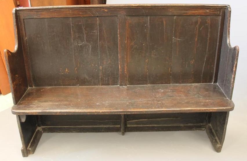 A PAINTED PINE SETTLE Image