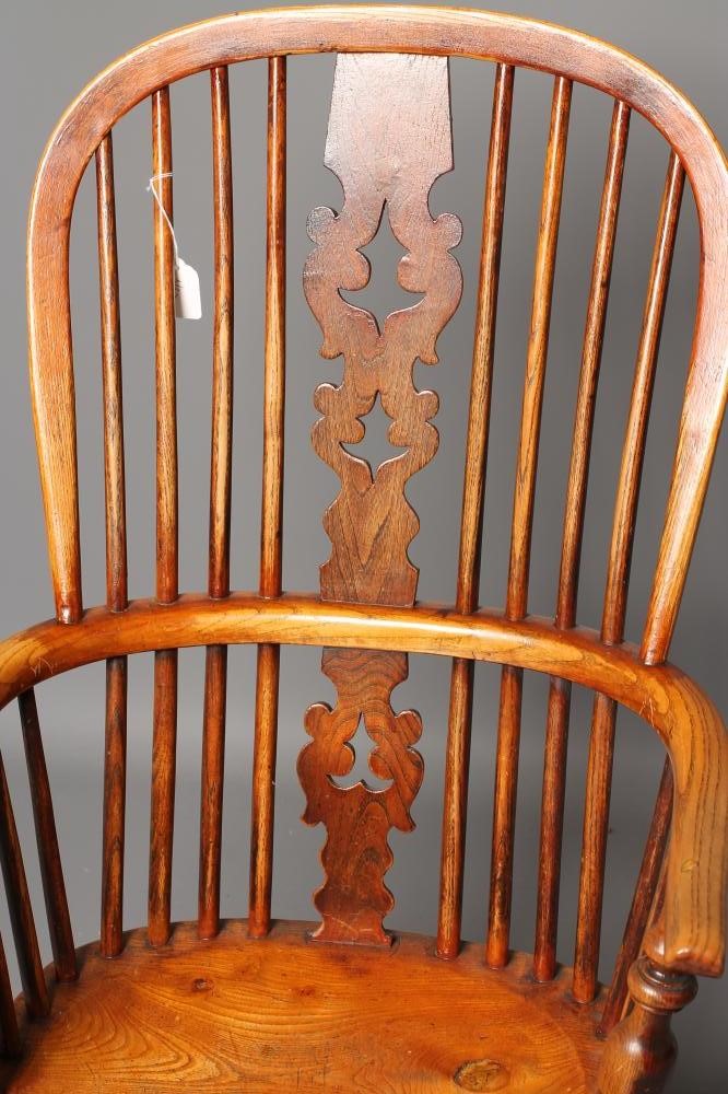 AN ASH AND ELM WINDSOR ARMCHAIR Image