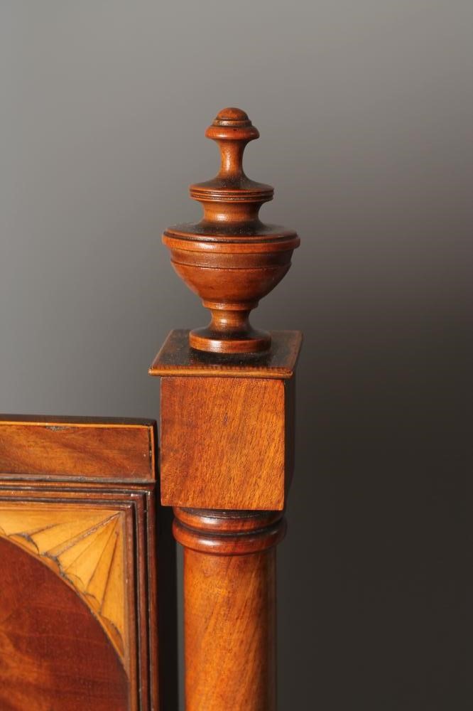 A MAHOGANY CHEVAL MIRROR Image
