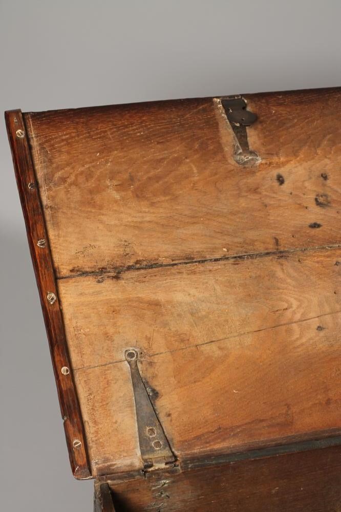 AN OAK BOARDED BOX Image