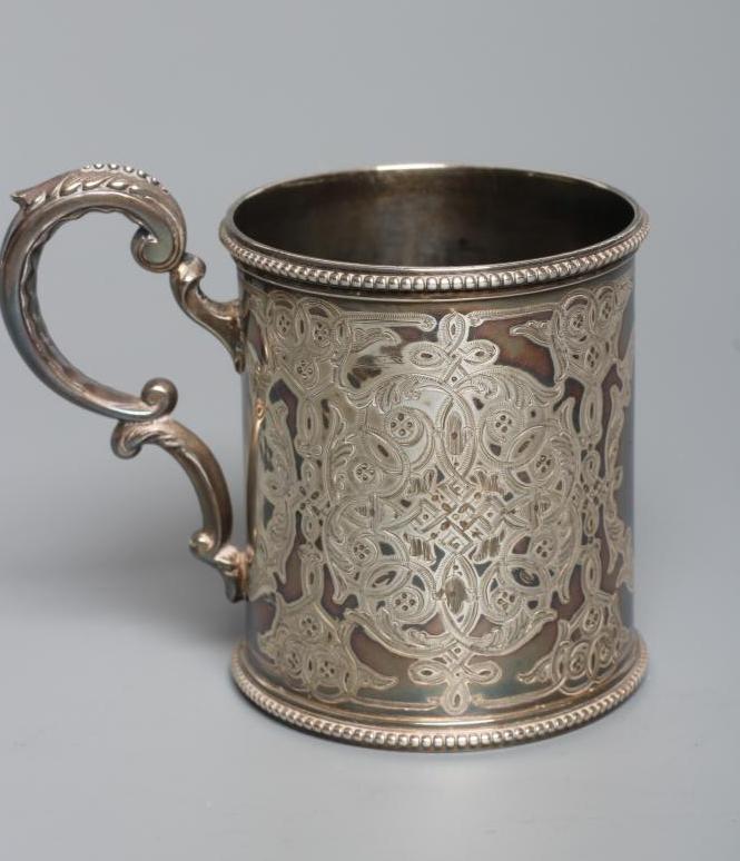 A VICTORIAN CHRISTENING MUG Image