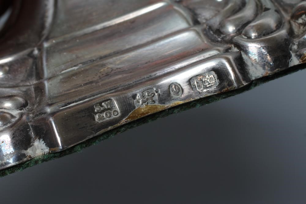 A PAIR OF VICTORIAN SILVER CANDLESTICKS Image