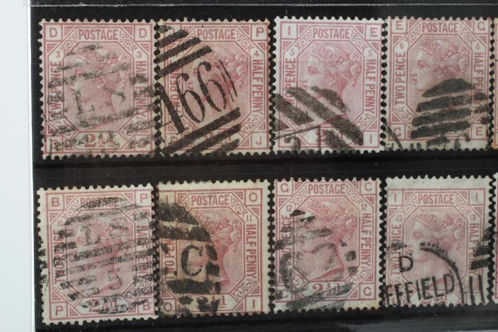 RANGE OF VARIOUS GB SURFACE PRINTED ON FOUR STOCKCARDS Image