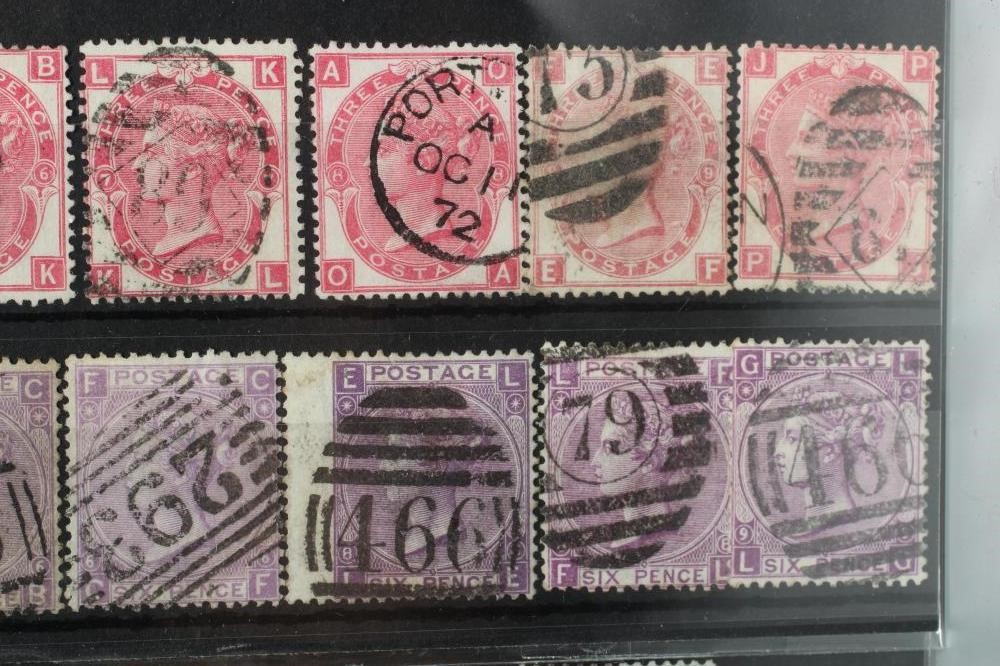 RANGE OF VARIOUS GB SURFACE PRINTED ON FOUR STOCKCARDS Image