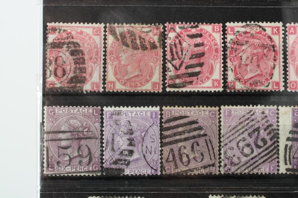 RANGE OF VARIOUS GB SURFACE PRINTED ON FOUR STOCKCARDS Image