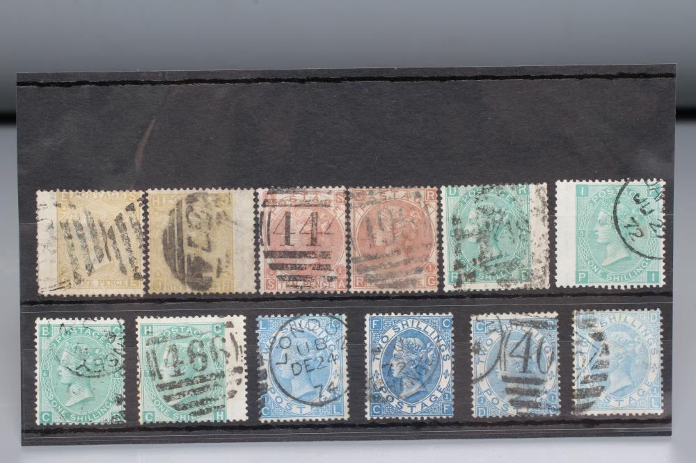 COLLECTION OF GB VARIOUS SURFACE PRINTED ON STOCKCARD, mixed condition, generally heavy cancellation Image