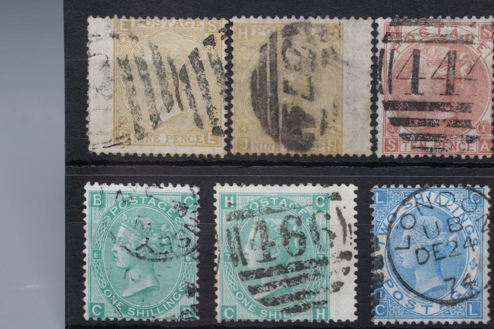 COLLECTION OF GB VARIOUS SURFACE PRINTED ON STOCKCARD, mixed condition, generally heavy cancellation Image