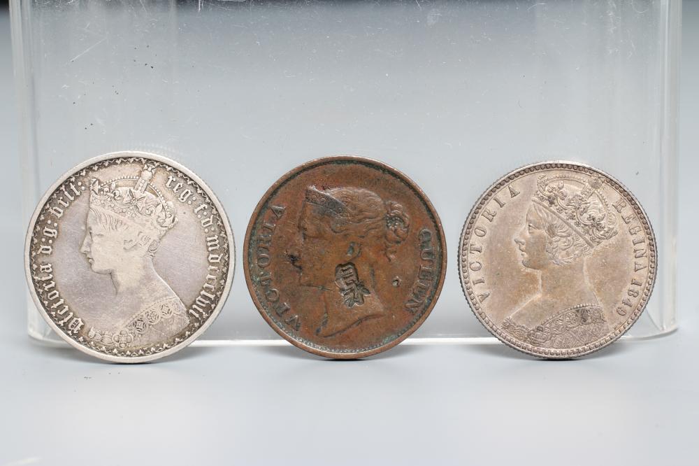 THREE VICTORIAN COINS Image