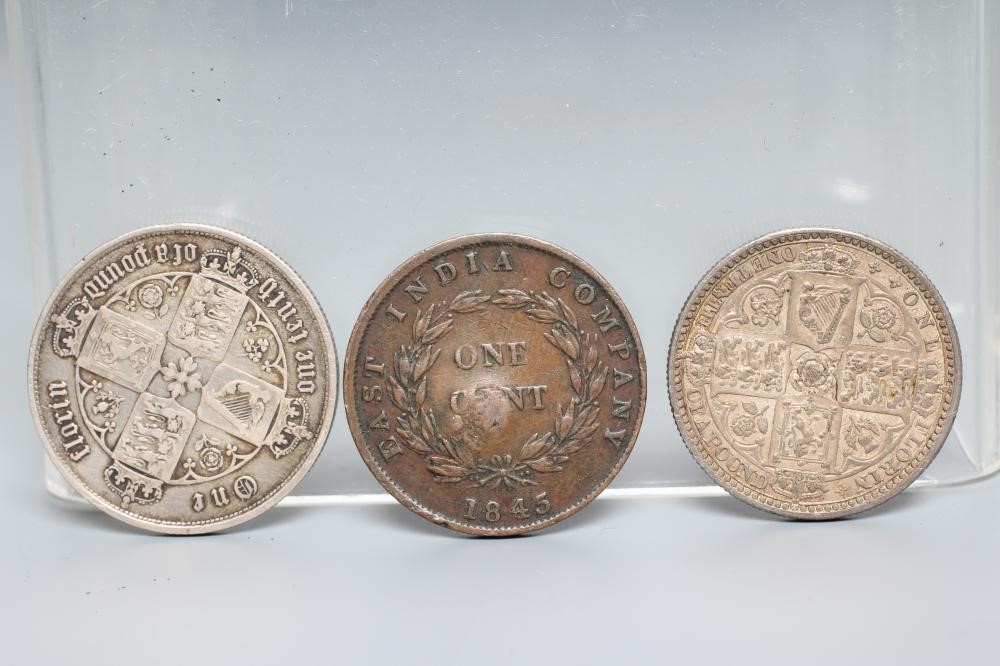 THREE VICTORIAN COINS Image