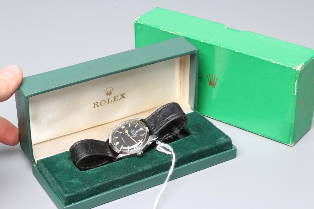 A ROLEX OYSTER PERPETUAL EXPLORER WRISTWATCH Image