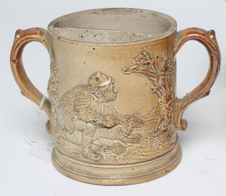 A COLLECTION OF DERBYSHIRE SALTGLAZE STONEWARE Image