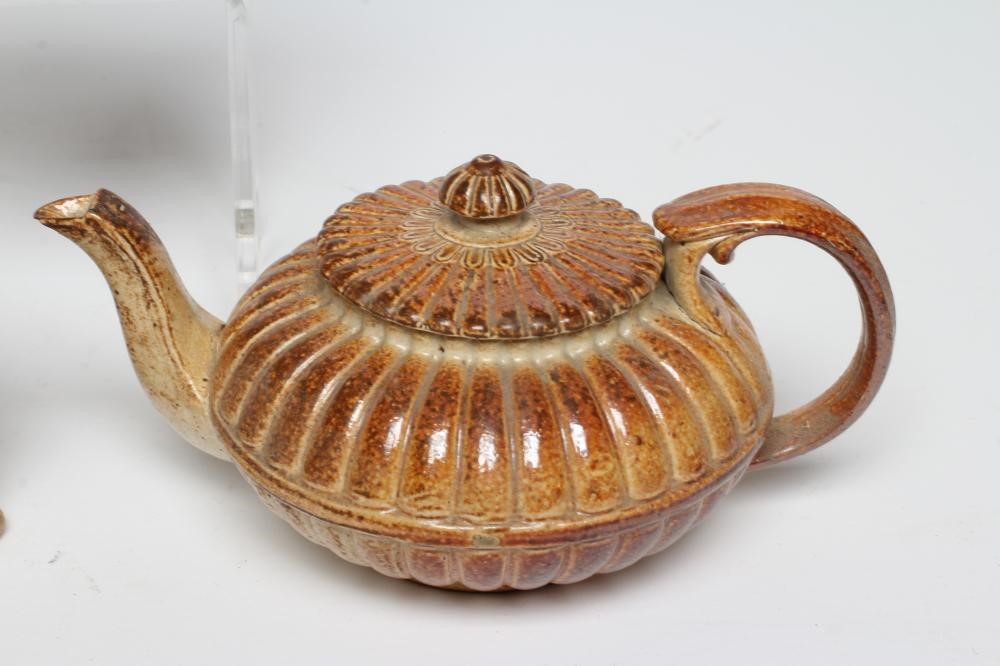 A COLLECTION OF DERBYSHIRE SALTGLAZE STONEWARE Image