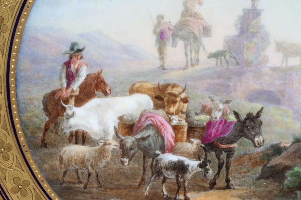 A MEISSEN PORCELAIN CABINET PLATE Image