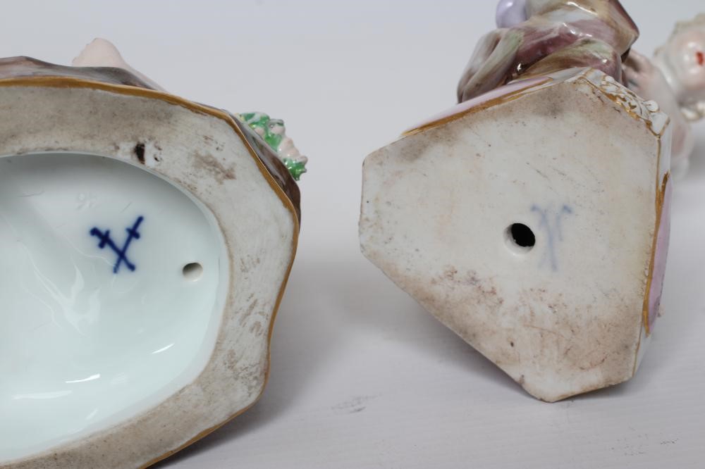 A MEISSEN PORCELAIN FIGURE GROUP Image