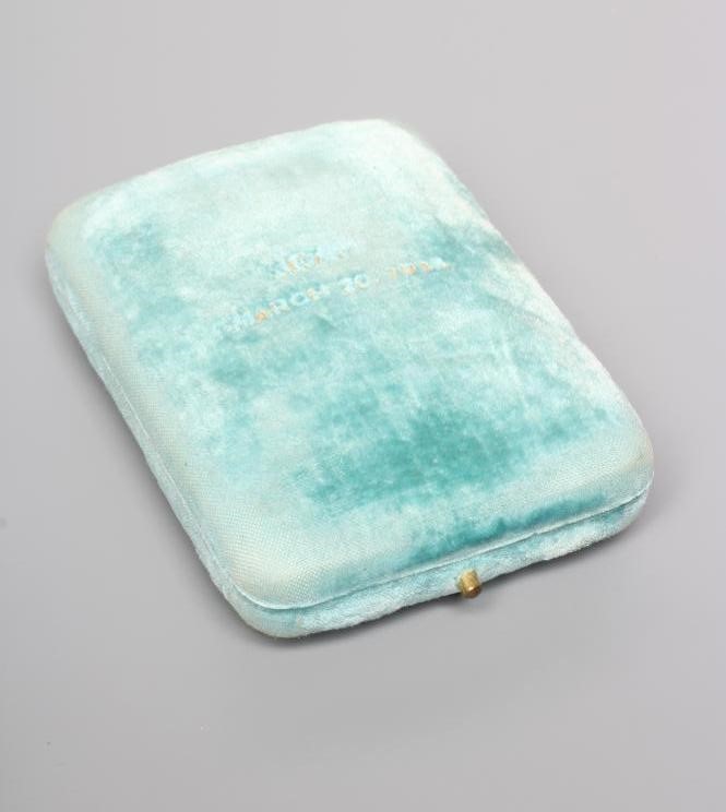 A DIAMOND CROSS NAME PENDANT DATED 1936 Image