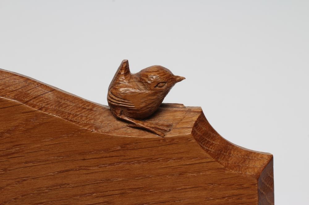 A BOB HUNTER OAK TABLE LAMP of faceted baluster form with stiff leaf collar Image