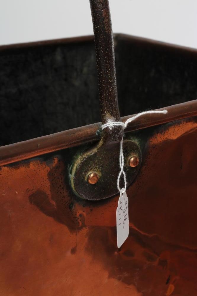 A COPPER COAL/FIREWOOD CONTAINER Image