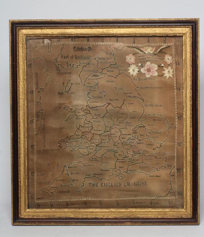 A GEORGE III MAP SAMPLER Image