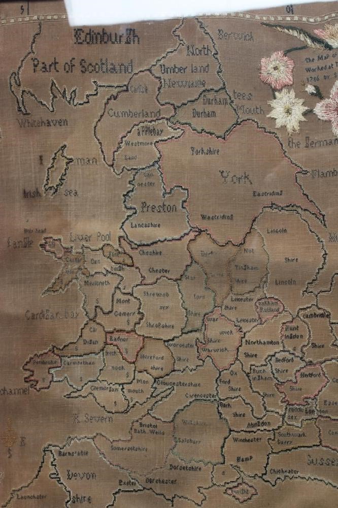 A GEORGE III MAP SAMPLER Image