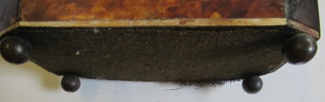 A TORTOISESHELL TEA CADDY Image