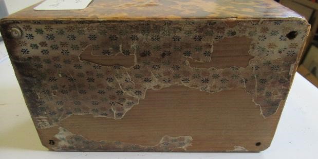 A TORTOISESHELL TEA CADDY Image