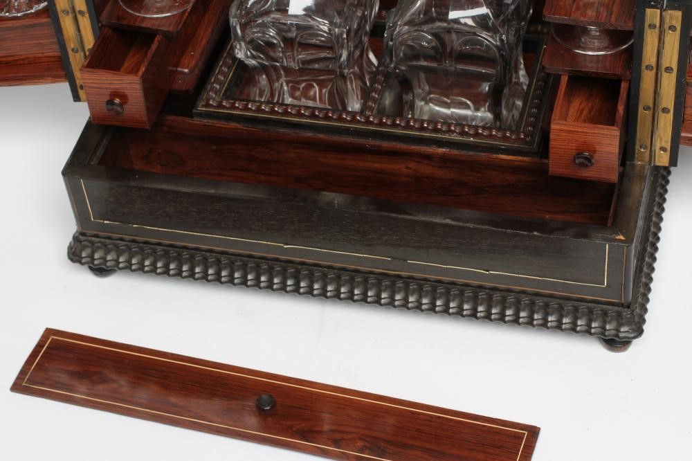 A FRENCH EBONISED CAVE A LIQUEUR Image