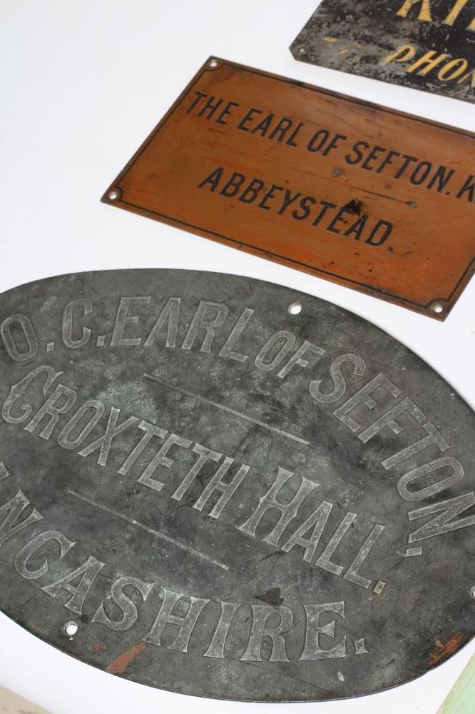 A COLLECTION OF MEMORABILIA relating to the Earldom of Sefton and the family seat Croxteth Hall Image