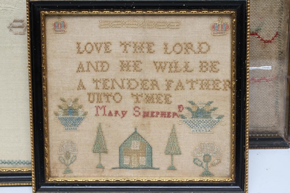 THREE 19TH CENTURY SAMPLERS Image