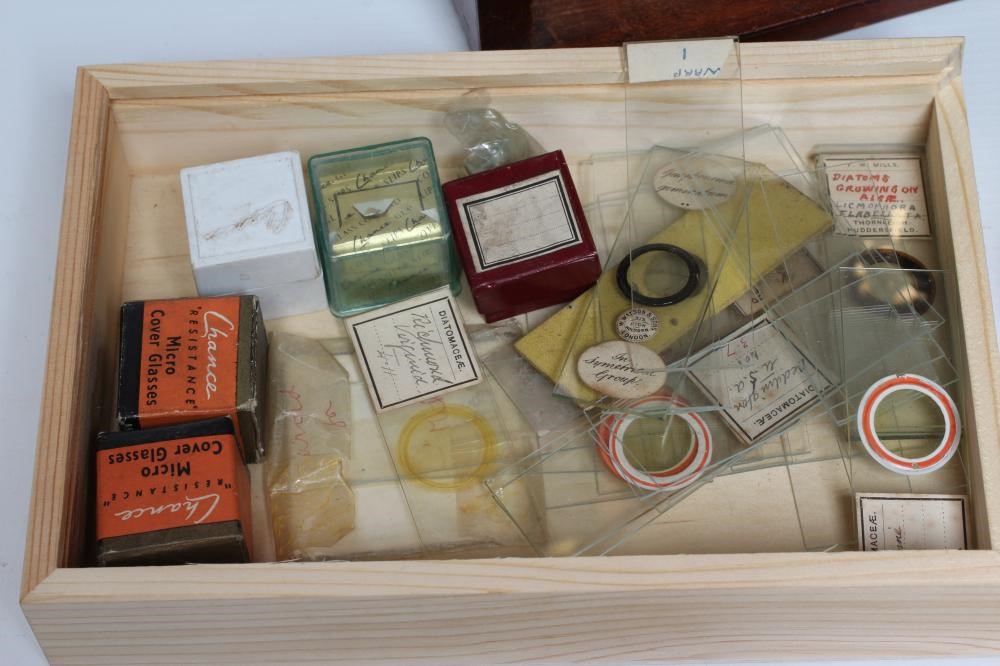 A W. WATSON & SONS BINOCULAR MICROSCOPE Image