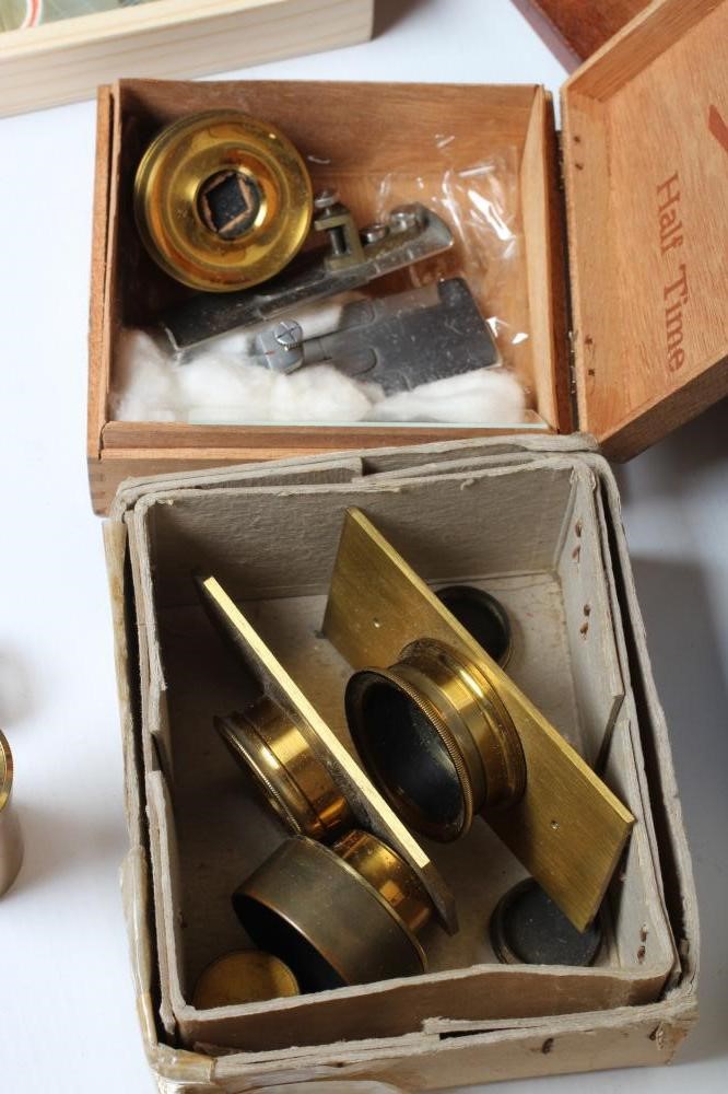 A W. WATSON & SONS BINOCULAR MICROSCOPE Image