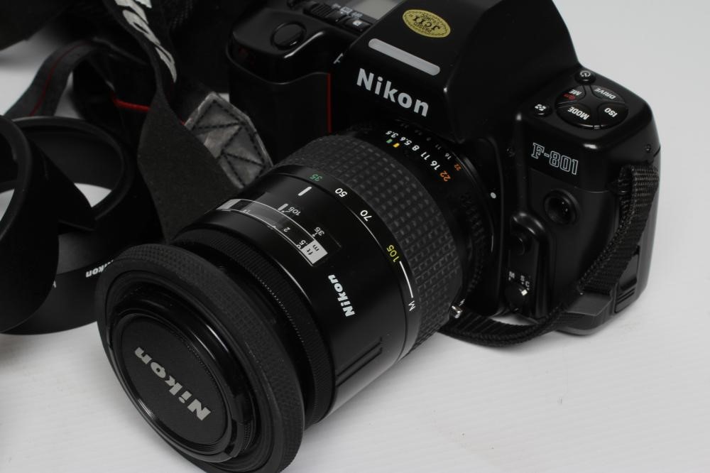 A QUANTITY OF NIKON CAMERAS AND LENSES Image