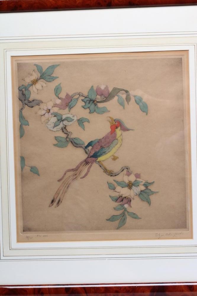 Elyse Ashe Lord (1900-1971) Oriental Bird on a Branch Image