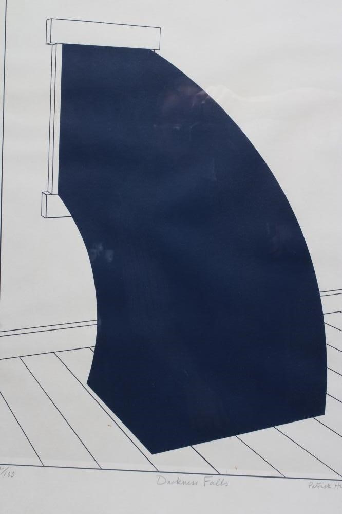 Patrick Hughes (Born 1939) "Darkness Falls" Image