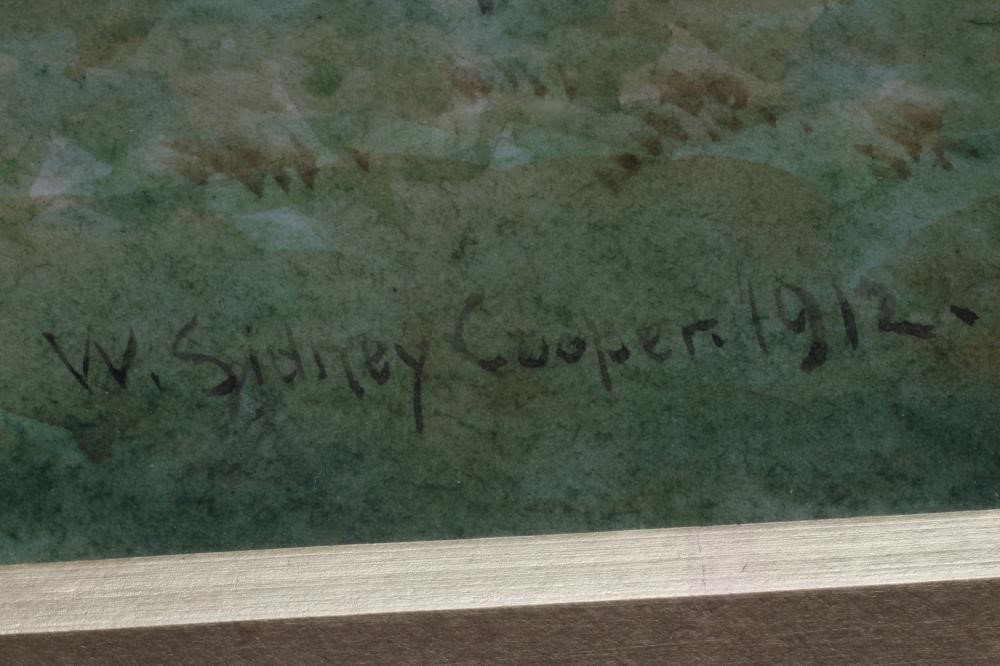 William Sidney Cooper (1854-1927) Near Dedham, Essex, signed lower left, dated 1912, watercolour, Image