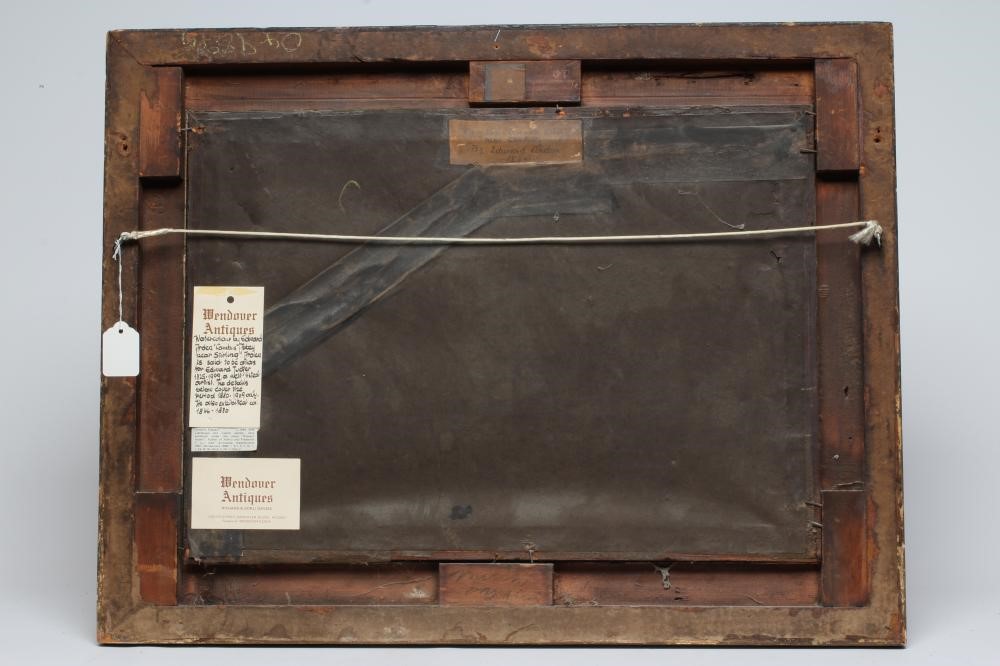 Edward Arden Tucker (1830-1909) Abbey near Stirling, signed and dated 1855 lower left, Image