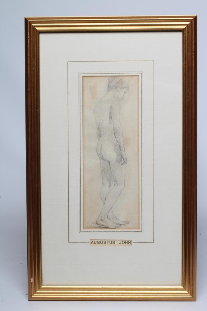 Circle of Augustus John (1878-1961) Standing Nude Image
