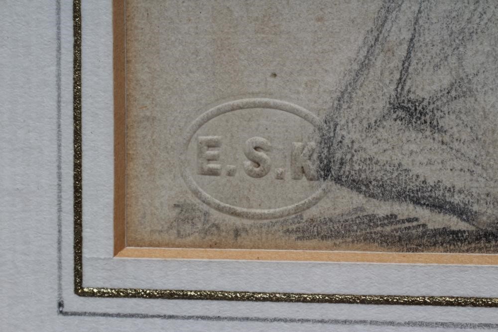 Circle of Augustus John (1878-1961) Standing Nude Image