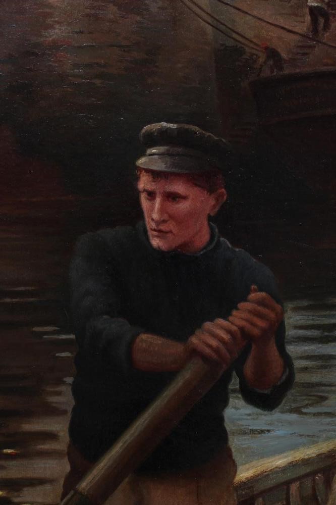 After Stanhope Forbes (1857-1947) The Lighthouse, bears signature lower right, oil on canvas, 41" x Image