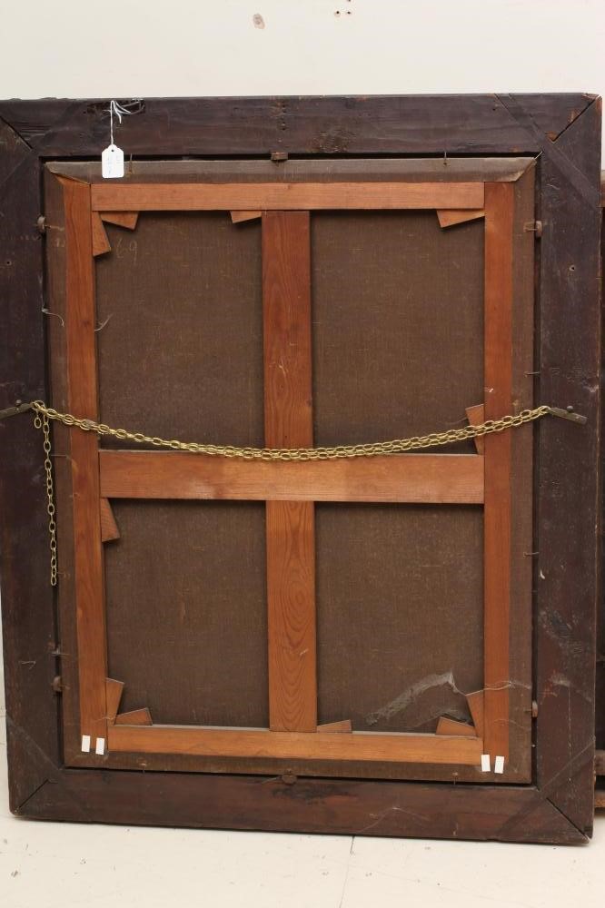 Follower of Godfrey Kneller (1646-1723) Portrait of a Lady, half length with a Young Child, oil on Image