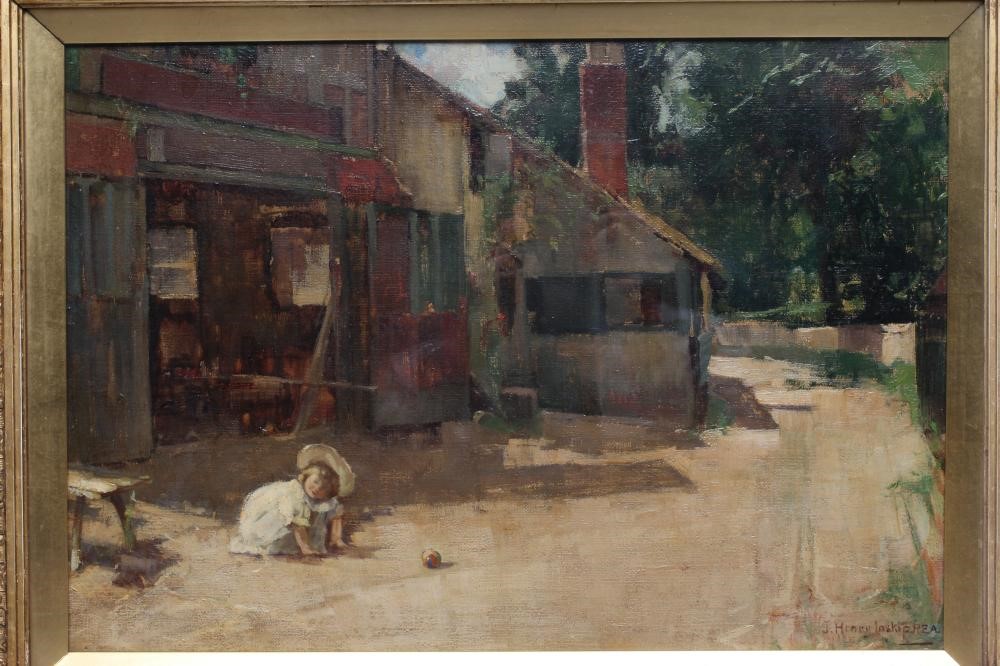 John Henry Inskip (1864-1947) 'That Little Beggar Billie', signed lower right, inscribed with title Image