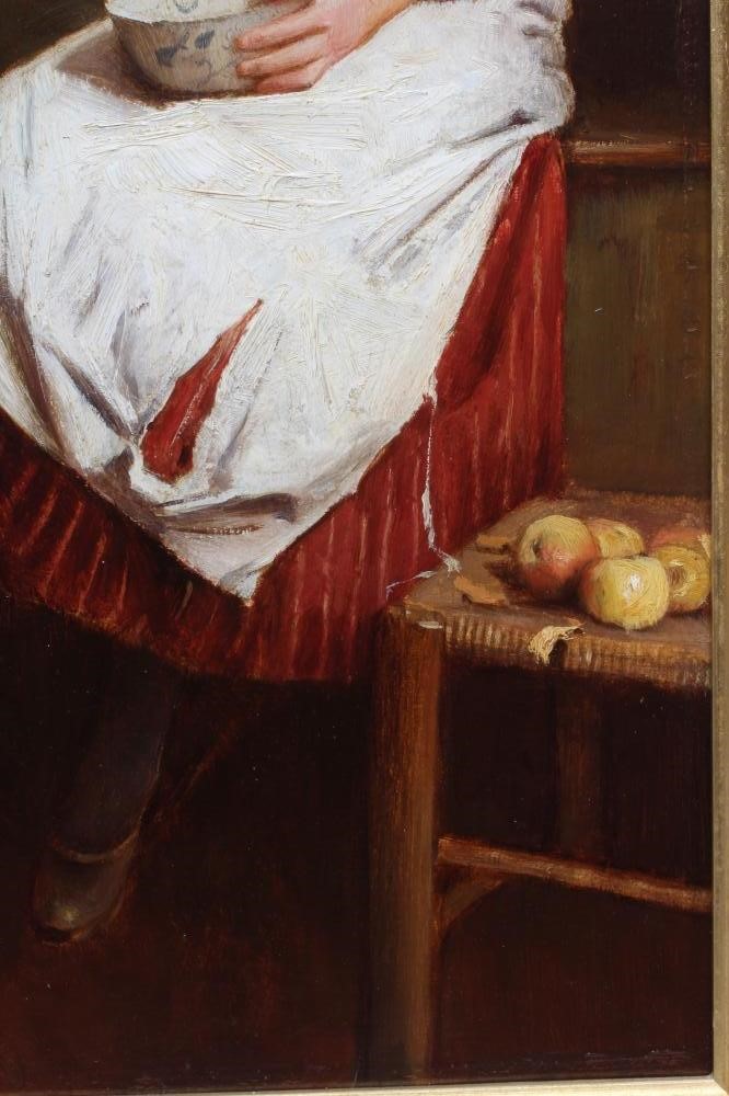 Carlton Alfred Smith (1853-1946) Feeding the Jackdaw, signed and dated 1905 lower left, oil on panel Image