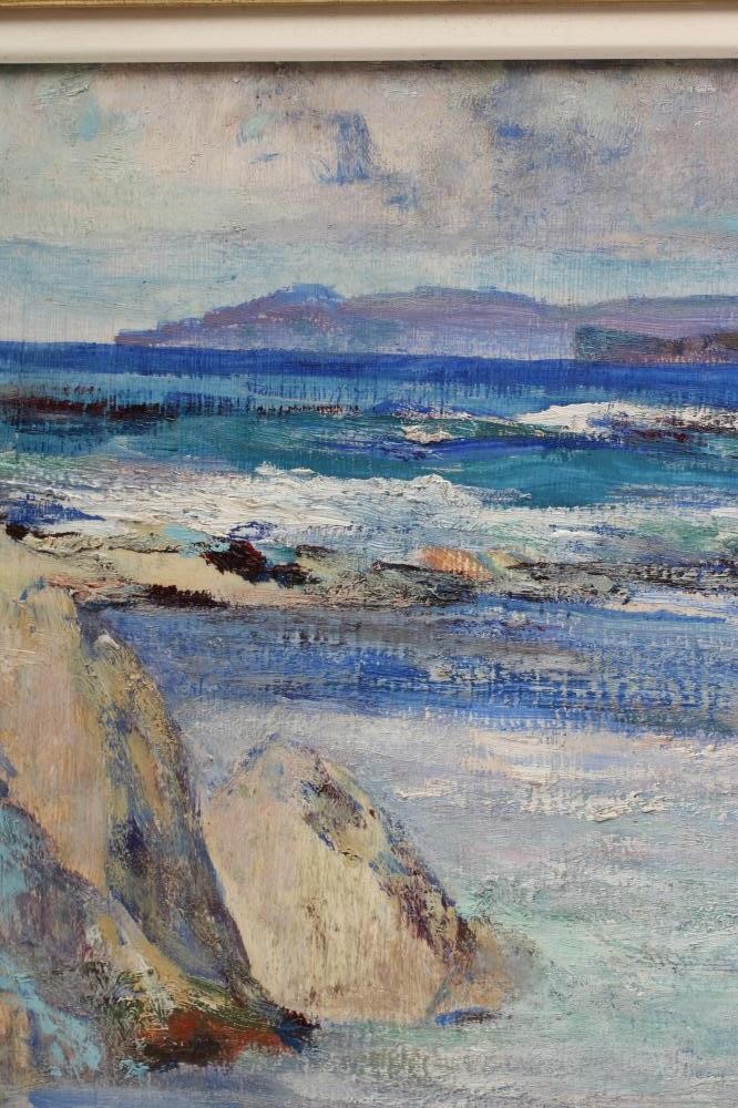 William Mervyn Glass (1885-1965) Looking towards Staffa from Iona Image