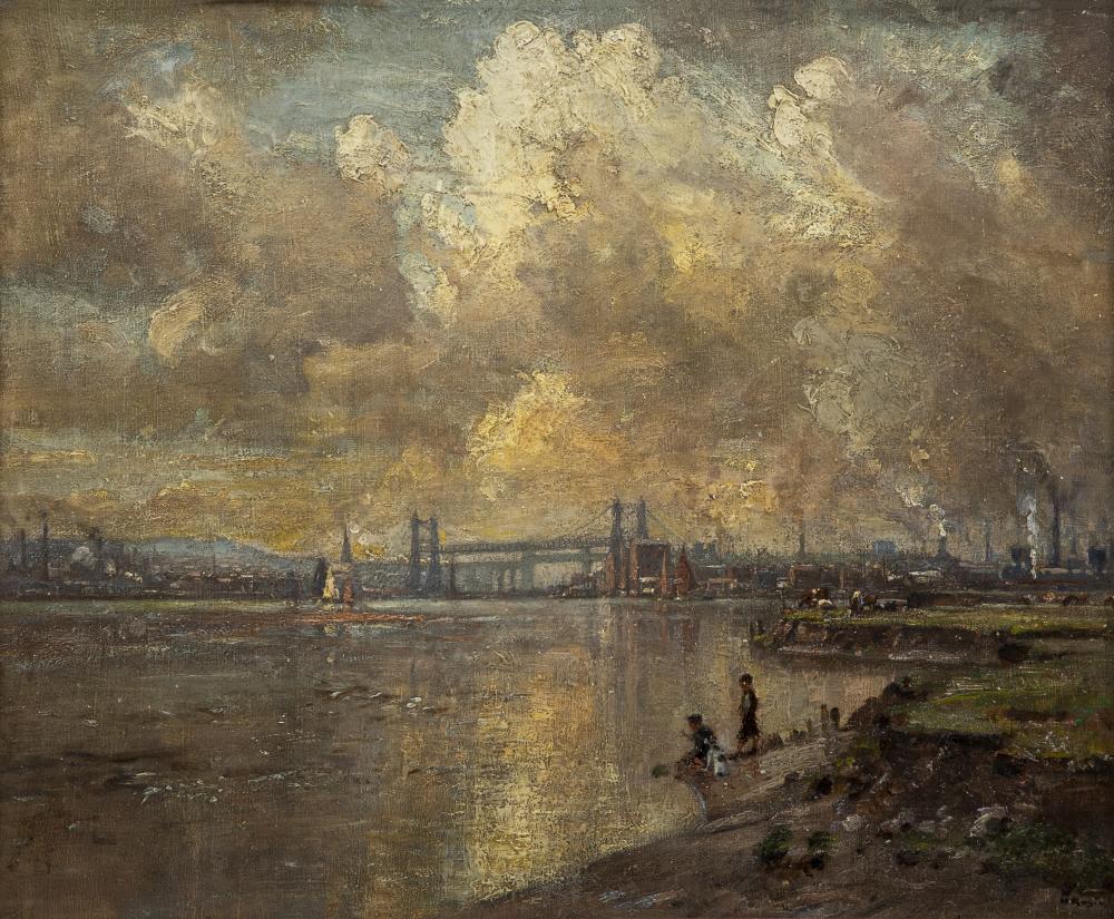 Herbert F Royle (1870-1954) Widnes-Runcorn Transporter Bridge Image