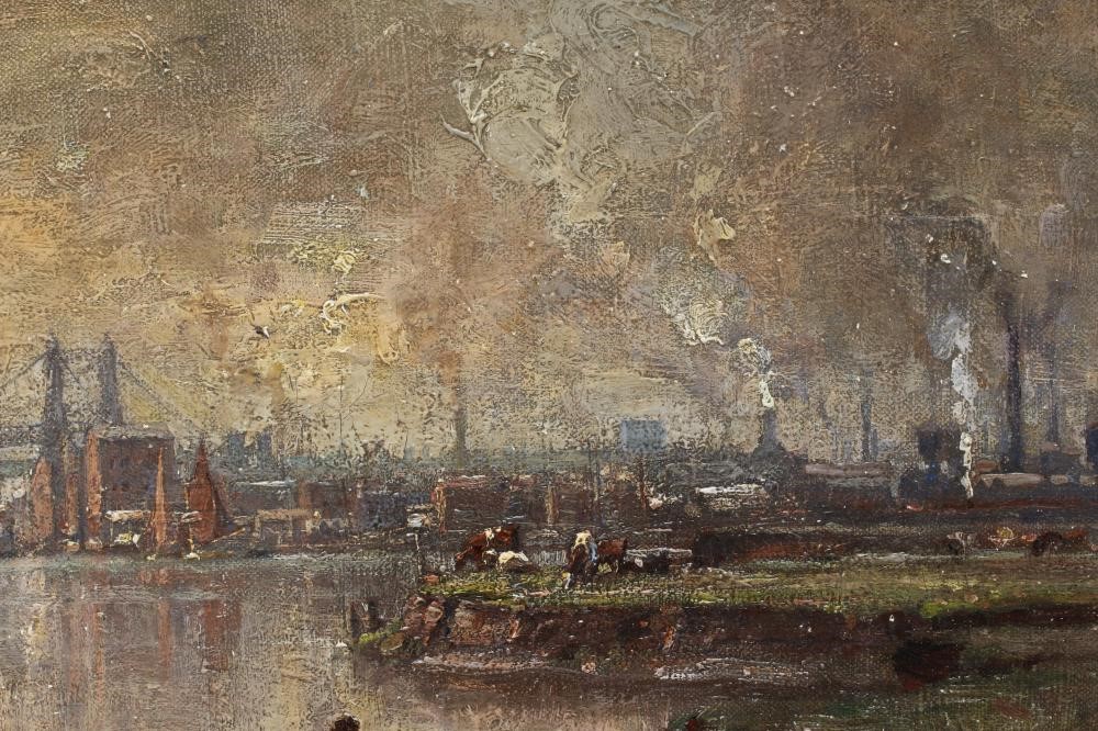 Herbert F Royle (1870-1954) Widnes-Runcorn Transporter Bridge Image