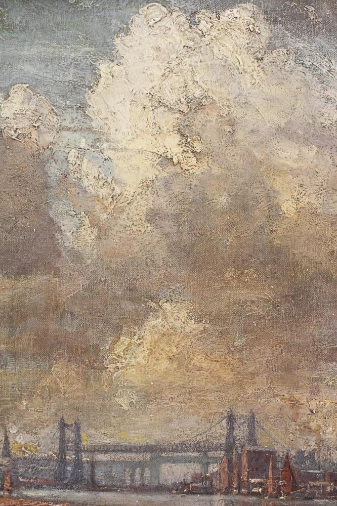 Herbert F Royle (1870-1954) Widnes-Runcorn Transporter Bridge Image